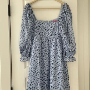 Miami Blue Floral Women Dress